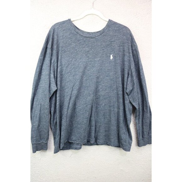 Polo Ralph Lauren Men's Long Sleeve Gray Shirt-XL/Tall-Logo - Picture 1 of 8